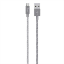 Belkin MIXIT Metallic Micro-USB - USB adat/töltőkábel 1.2m szürke (F2CU021bt04-GRY) kábel és adapter