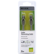 Belkin Patch kábel UTP Cat-5e 2m (A3L791CP02M-H-S) kábel és adapter