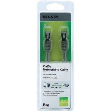 Belkin Patch kábel UTP Cat-5e 5m (A3L791CP05M-H-S) kábel és adapter