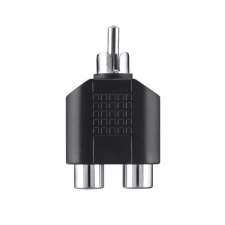 Belkin RCA -> 2xRCA adapter fekete (F3Y102bf) (F3Y102bf) kábel és adapter