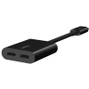 Belkin USB 2.0 Type C Elosztó Fekete 14cm F7U081BTBLK