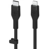 Belkin USB 2.0 Type C Lightning Töltő/adat Fekete 2m CAA009bt2MBK
