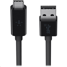 Belkin USB A --> USB C kábel fekete (F2CU029BT1M-BLK) (F2CU029BT1M-BLK) kábel és adapter