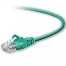 Belkin UTP patch kábel CAT5e 2m zöld (A3L791cp02MGNHS) kábel és adapter