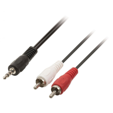 Belkin Y audio 3.5 mm Jack - 2xRCA fekete (CFL-AUD05) kábel és adapter