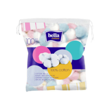 BELLA Bella Kozmetikai vatta Cotton, Színes vattapamacsok (100 db/cs) babaápolási kellék