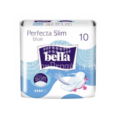 BELLA BELLA PERFECTA Blue Extra Soft Egészségügyi Betét, 10 db intim higiénia