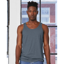 BELLA Uniszex ujjatlan póló Bella Unisex Jersey Tank - L, Heather Slate atléta, trikó
