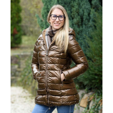 BellaKollektion Kifordítható barna kabát (S-XXL) női dzseki, kabát
