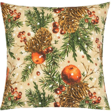 Bellatex 55/125 Karácsony párnahuzat, 40×40 cm, karácsonyi toboz és alma lakástextília