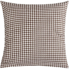 Bellatex 55/608 Berta párnahuzat, 45×45 cm, kockás, barna lakástextília