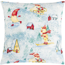Bellatex 55/CH01 KARÁCSONY párnahuzat, 40×40 cm, korcsolyázó manó (12157) lakástextília