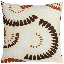 Bellatex 80/479 párnahuzat, 40×40 cm, barna legyező lakástextília