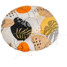 Bellatex Adéla Sedák 62/233 kulatý prošívaný prům. 40 cm oblázky oranžové lakástextília