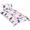Bellatex ágynemű, pamut 90 / 735, lila virág, 140 × 200 cm, 70 × 90 cm (13141)