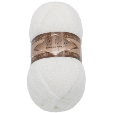 Bellatex Angora Gold Simli 100g - 55 fehér (10105) rövidáru