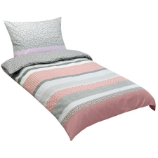 Bellatex flanel, 12/834, lila geometrikus, 140 × 200, 70 × 90 cm lakástextília