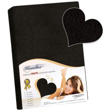 Bellatex frottír lepedő, 140×200 cm, fekete lakástextília