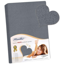 Bellatex frottír lepedő, 160×200 cm, sötétszürke (7321) lakástextília