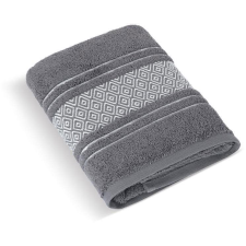 Bellatex frottír, Mosaic - 123/044 - 50×100 cm - sötétszürke (4420) lakástextília