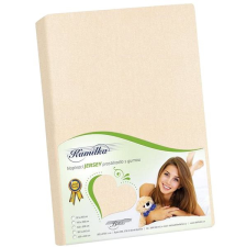 Bellatex J5 Jersey lepedő, 140×200 cm, krémszín lakástextília
