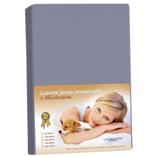 Bellatex Jersey lepedő elasztánnal, 180×200 cm, sötétszürke (4640) lakástextília