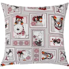 Bellatex karácsonyi, 40 × 40 cm 55 / 122 téli patchwork lakástextília