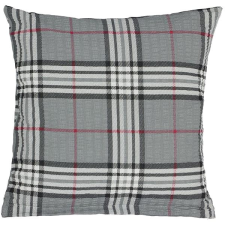 Bellatex Krepový - 40 × 40 cm - šedé káro lakástextília