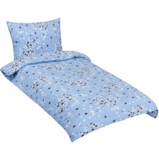 Bellatex krepp, virágos kék, 140×220, 70×90 (11120) lakástextília