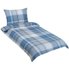 Bellatex pamut ágyneműhuzat, 90/545, kék kockás, 140×200 + 70×90 cm