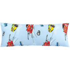 Bellatex párnahuzat - ölelőpárna, 50 × 145 cm, versenyautó, kék (12802) lakástextília