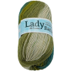 Bellatex s.r.o. Lady de Luxe Batik 100g - 605 zöld, bézs