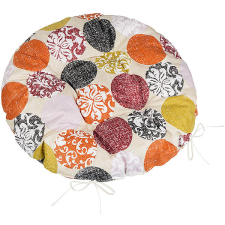 Bellatex Sedák BERTA 6211 kulatý prošívaný průměr 40 cm barevné koule lakástextília