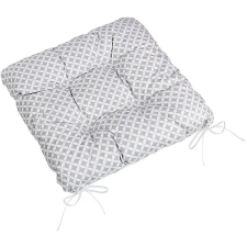 Bellatex Ülőpárna ADÉLA, 4105 steppelt 40 × 40, rombusz, szürke-fehér lakástextília