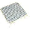 Bellatex Ülőpárna BERTA, 3410 sima 40 × 40, kockás, szürke