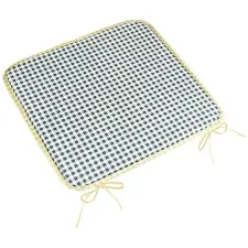 Bellatex Ülőpárna BERTA, 3410 sima 40 × 40, kockás, szürke lakástextília