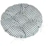 Bellatex Ülőpárna BERTA, 6210 kerek steppelt átmérője 40 cm, kockás, szürke