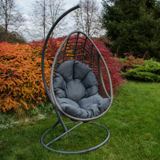 Bello Giardino Rattan függőfotel párnával állvánnyal kerti bútor