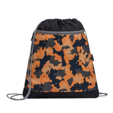 BELMIL hálós és zsebes tornazsák, Mintás/Orange Camouflage tornazsák