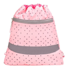 BELMIL hálós és zsebes tornazsák, Prémium/Pink Dots tornazsák