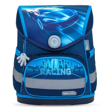 BELMIL Iskolatáska, BELMIL &quot;Compact Racing Blue Neon&quot; iskolatáska
