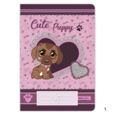  Belmil szótár füzet, Kutyus Pink, 40 lapos, A/5 (31-40) füzet