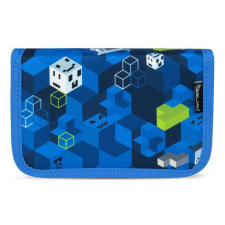 BELMIL Tolltartó, klapnis, cipzáras, BELMIL "Gamer Squad", kék, gamer tolltartó