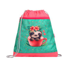 BELMIL Tornazsák, BELMIL &quot;Cute sloth&quot;, zöld-rózsaszín, lajhár tornazsák