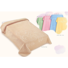 BELPLA Belpla Baby perla pléd (518) 110*140 yellow -tasakos babaágynemű, babapléd