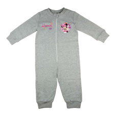  Belül bolyhos overálos kislány pizsama Minnie egér mintával - 128-as méret gyerek hálóing, pizsama