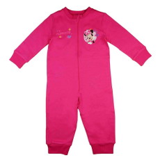  Belül bolyhos overálos kislány pizsama Minnie egér mintával - 128-as méret