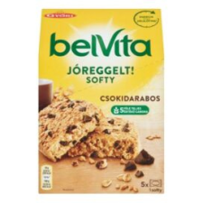 Belvita Keksz BELVITA Jó Reggelt! Softy csokoládé darabokkal multipack 250g csokoládé és édesség