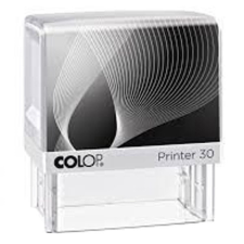 Bélyegző COLOP Printer IQ30 fekete ház kék párnával bélyegző