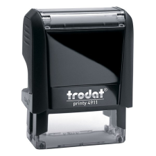 Bélyegző TRODAT Printy 4.0 4911 eco-fekete ház kék párna bélyegző